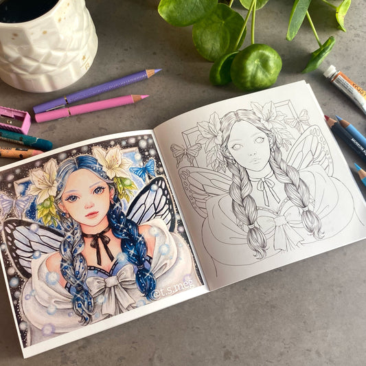 【数量限定】塗り絵&作品集 ZINE(デザフェス2025夏)