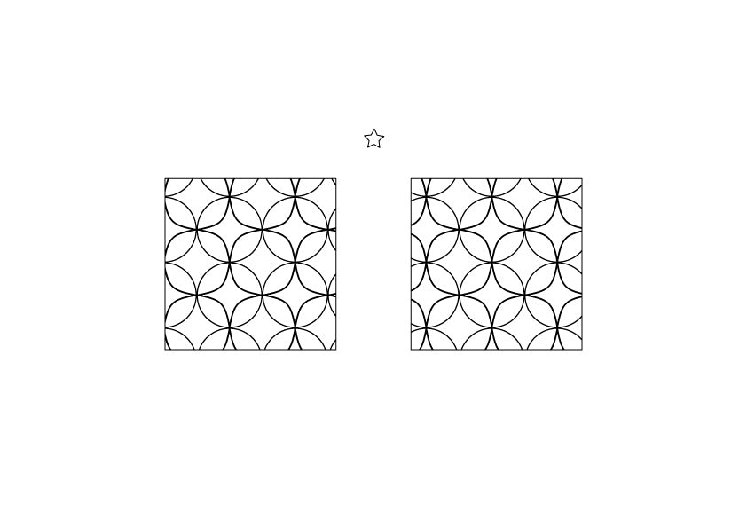 ベタ塗りグラデ線画