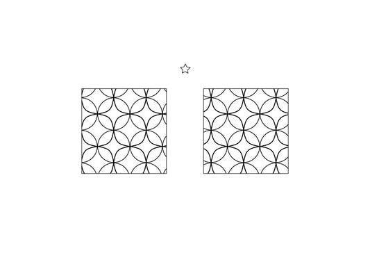ベタ塗りグラデ線画
