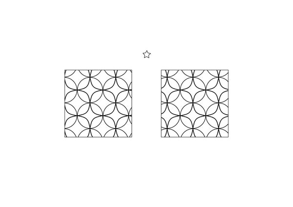 ベタ塗りグラデ線画