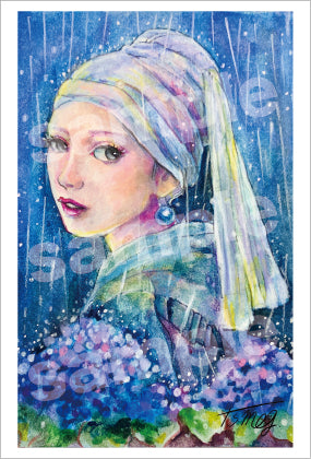 真珠の耳飾りの少女（オマージュ版）